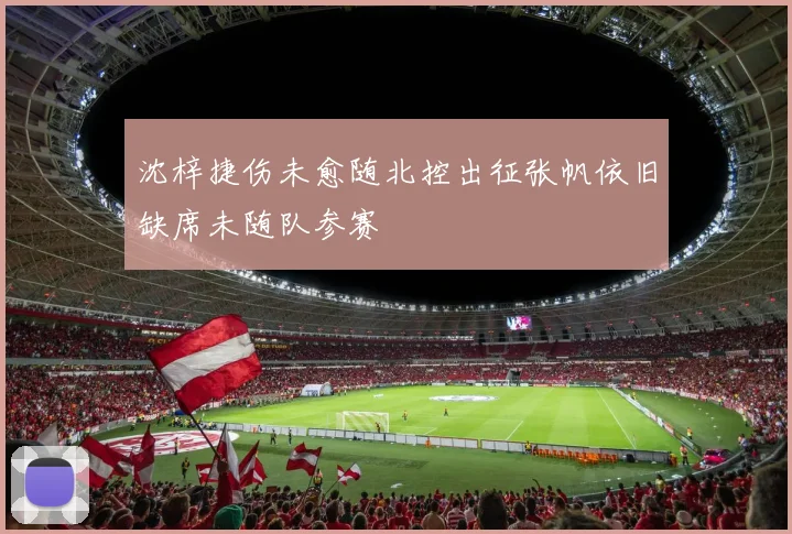 沈梓捷伤未愈随北控出征张帆依旧缺席未随队参赛