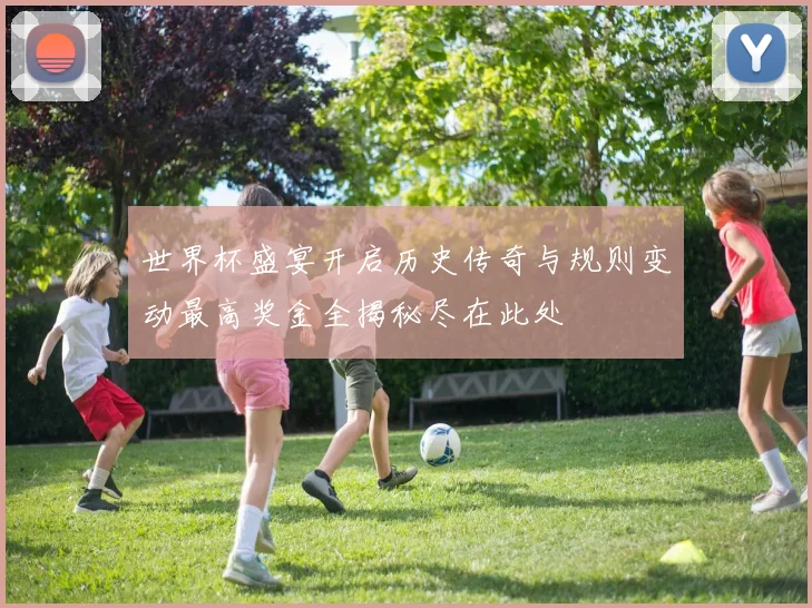 世界杯盛宴开启历史传奇与规则变动最高奖金全揭秘尽在此处